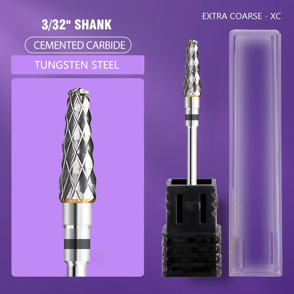1Pc Nail Drill Bit Rotate Burr Milling Nail Cutter Bits Electric Drill Machine for Manicure Pedicure Tools